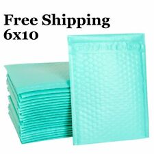 1 500 0 6x10 Poly Teal Color Bubble Padded Mailers Fast Shipping