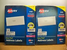 2 New Avery 5160 3000 X 2 6000 1 X 258 Laser Address Labels Free Priority Samph