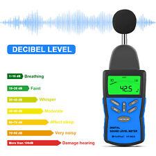 Digital Sound Level Meter 30 130db Decibel Noise Measurement Hand Noise Tester