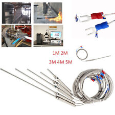 12345m Stainless Steel Probe K Type Sensors High Temperature Thermocouple