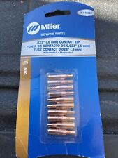 Miller Electric T M023 Contact Tips 023 Mdx Mig Acculock Multimatic New 10pk