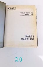 Wfe White Field Boss Tractor Fb 16 21 31 37 43 Parts Catalog 433383a 390