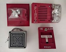 Lot Of 4 Assorted Fire Alarms Simplex Space Age Electronics Pyrotronics