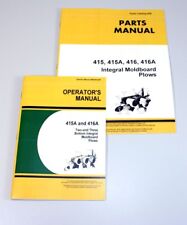 Operators Parts Manuals For John Deere 415a 416a Integral Moldboard Plow Catalog