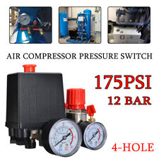 Air Compressor Pressure Switch Control Valve Manifold Regulator Withgauges Relief