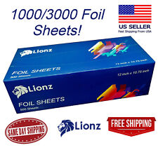 Aluminum Foil Sheets 12 X 1075 Precut Tinfoil Wraps For Food 10003000 Sheets