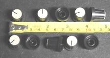 10 Pcs Electronic Component Knobs Light Grey Black