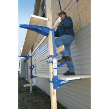Blue Steel Pump Jack For Planks Scaffolding Power Tool Manual Crank Pole Track