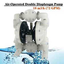 Air Operated Diaphragm Vaccum Diaphram Pump 72gpm Petroleum Fluids Water Oil