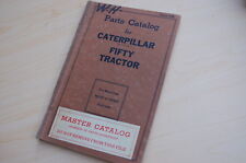 Caterpillar Fifty Tractor Crawler Dozer Parts Manual Book Catalog Vintage 50 5a