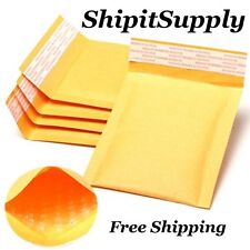 1 500 000 4x8 Yellow Kraft Bubble Padded Envelopes Mailers Fast Shipping