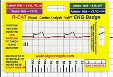 R Cat Ekg Badge Card Accurately Interpret Ecg Ekg Rhythm Strips And 12 Le