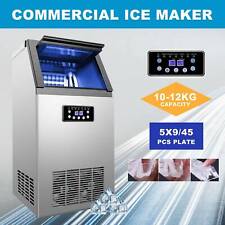 110lb24h Commercial Ice Maker Built In 45 Cube Stainless Steel Restaurant Bar