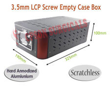 Orthopedic Lcp 35 Mm Locking Screw Empty Aluminium Case Box