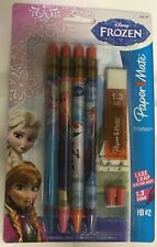 Paper Mate 4 Pack Mates 13 Lead Mechanical Pencils In Disney Frozen Barrel