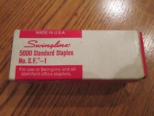 Vintage Swingline Standard Staples No Sf 1 Full Box 5000 New In Box