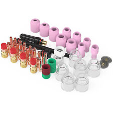 71pcs Tig Welding Torch Stubby Gas Lens 12 Pyrex Glass Cup Kit For Wp 171826