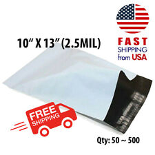 100 500 10x13 Poly Mailers Shipping Envelopes Self Seal Plastic Bags 25 Mil