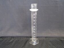 Pyrex Glass 500ml Graduated Cylinder Single Scale Hex Base Bump Guard 3022 500