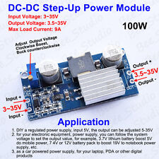 Dc Dc 100w 3v 5v 12v 24v To 35 35v Boost Step Up Converter Module Power Supply