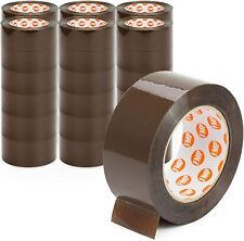 36 Rolls Heavy Duty Carton Packing Tape Tan Brown 60 Yards 27 Mil 2 Wide