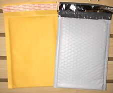 Choose Quantity 1 2000 Of Kraft Or Tuff Bubble Mailers All Sizes 0 2 000 6x10