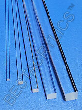 14 Pcs Combo 18 Amp 14 X 24 Long Square Clear Acrylic Plexiglass Lucite Rods