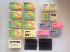 Lot Of 113 Post It Note Pads 11300 Sheets 3x5 45 3x3 20 1 12x2 48 2 Dispensers
