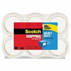 Scotch Heavy Duty Shipping Packaging Tape 6 Refill Rolls 1.88 X 54.6 Yards 3