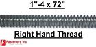 1-4 X 72 Acme Threaded Rod Right Hand Rh 1-4 X 6ft. Plain Steel Cnc Low Carbon