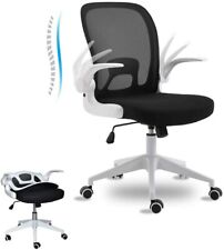Ergonomic Office Chair Home Office Desk Chairs With Wheels And Flip Up Arms