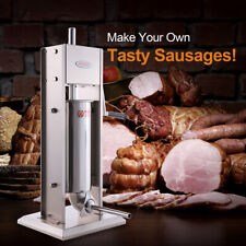 Hakka 7l Sausage Stuffer Vertical Stainless Steel 15lb Meat Press Filler Maker