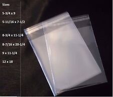Clear Resealable Self Adhesive Seal Cello Lip Amp Tape Plastic Bag 12 Mil N