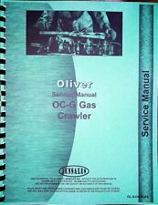 Oliver Oc 6 Gas Cletrac Crawler Service