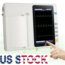 Carejoy 12 Lead 3 Channel Electrocardiograph Ecgekg Machine With Interpretation
