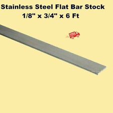 New Listingstainless Steel Flat Bar Stock 18 X 34 X 6 Ft Rectangular 304 Mill Finish