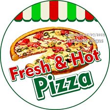 Pizza Decal Choose Your Size Concession Food Truck Vinyl Circle Sticker