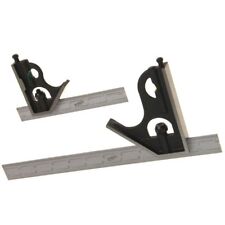 Igaging Combination Square 2 Pc Machinist Set 6 And 12 4r Steel Blade Woodwork