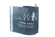 Reusable Nibp Cuff Large Adult Single Tube With Bag 33 47cm C1811