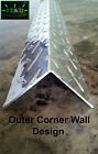 .063 1.5 X 1.5 X 48 Aluminum Diamond Plate Tread Brite Corner Guard Angle