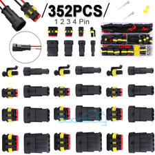 26 Sets Waterproof Car Auto Electrical Wire Connector Plug 1 4 Pin Way Plug Kit