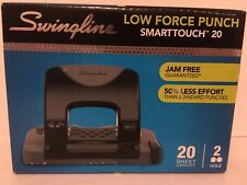 Swingline Smarttouch 2 Hole Low Force Punch 20 Sheet Capacity Jam Free New Nib