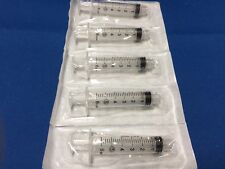 5cc Luer Lock Syringes 5ml Sterile Pack Of 5 New Syringe Only No Needle