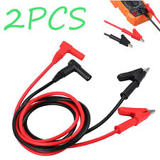 328ft Alligator Probe Test Lead Clip To Banana Plug Probe Cable For Multimeter