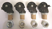 4 Colson 3 Phenolic Casters With Swivel And Brakes