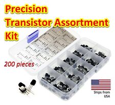 200pcs Npn Pnp 10 Value Precision Transistor Assortment Kit
