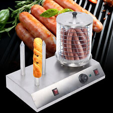 Stainless Steel Hot Dog Machineampbread Maker Electric Commercial Hotdogs Steamer