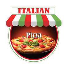 Italian Pizza Concession Restaurant Food Truck Die Cut Vinyl Sticker