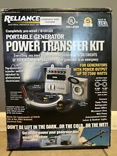 Reliance Controls 306crk 30a 240v 6 Circuit Amp Space Generator Power Transfer Kit