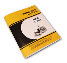 Operators Manual For John Deere 450b Crawler Loader Tractor Owners Maintenance